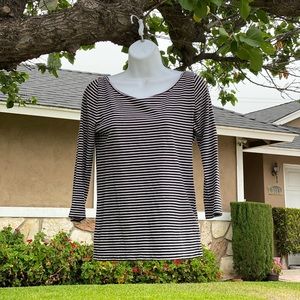 J. Crew striped long sleeve tee.